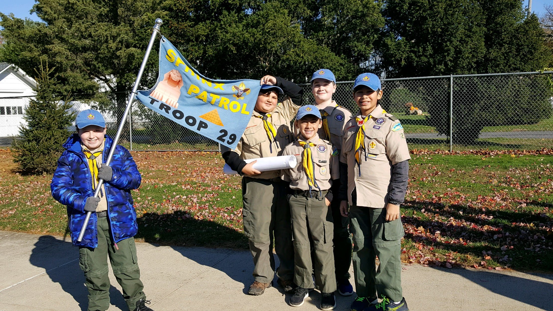 EMO Veterans Day Parade 2018 East Moriches Troop 29 Boy Scouts of